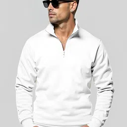AUSK Men Turtle Neck Zipper Full Sleeve Sweatshirt-picture-4