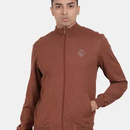 t-base Mock Neck Front-Open Sweatshirt image 1