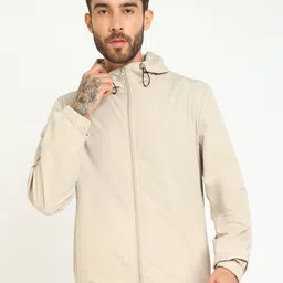 GUESS Hooded Neck Long Sleeves Front-Open Sweatshirt-image-6