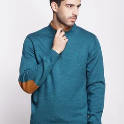 Wildcraft Men Teal Acrylic Sweatshirt-image-48