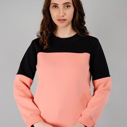 BESIMPLE Colourblocked Round Neck Pullover Sweatshirt-image-80
