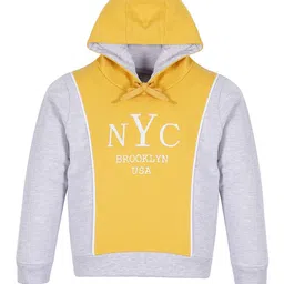 PLUM TREE Girls Yellow Colourblocked Sweatshirt-image-40
