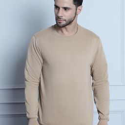 Imsa Moda Round Neck Fleece Pullover Sweatshirt-image-71
