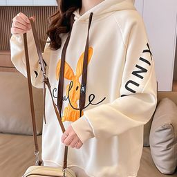 JC Mode Graphic Printed Hooded Cotton Pullover-49