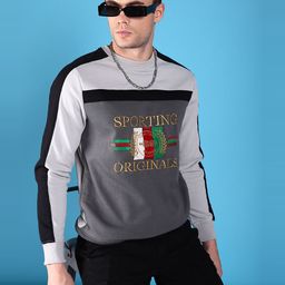 The Indian Garage Co Men Embroidered Sweatshirt-image-66