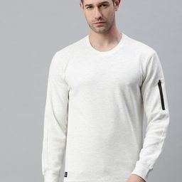 SHOWOFF Men White Cotton Sweatshirt-image-69