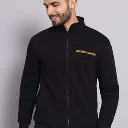 GRIFFEL Men Black Printed Sweatshirt-picture-28
