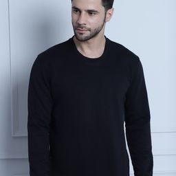 Imsa Moda Round Neck Fleece Pullover Sweatshirt-image-74