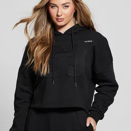 GUESS Self Design Hooded Pullover-13