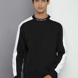 Calvin Klein Jeans Round Neck Colourblocked Sweatshirt-picture-49
