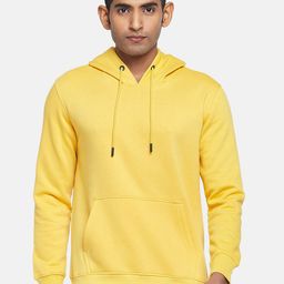 Urban Ranger by pantaloons Men Hooded Long Sleeves Kangaroo Pocket Cotton Sweatshirt-picture-25