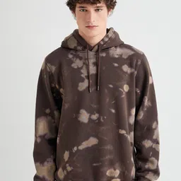 Koton Abstract Printed Hooded Pullover-picture-25