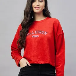 Club York Typography Printed Round Neck Long Sleeves Cotton Terry Pullover Sweatshirt-picture-20