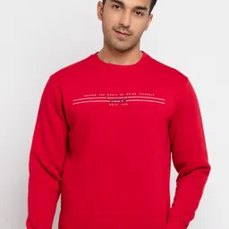 Status Quo Men Red Sweatshirt-image-70