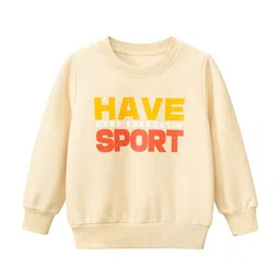 StyleCast Boys Beige Typography Printed Sweatshirt-32