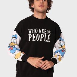 Bewakoof Men Oversized Fit Printed Sweatshirt-picture-39