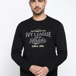 Van Heusen Typography Printed Cotton Sweatshirt-picture-12