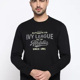 Van Heusen Typography Printed Cotton Pullover-34