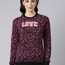 DIXCY SCOTT Slimz Graphic Printed Cotton Round Neck Pullover Sweatshirt-image-43