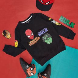 Pantaloons Junior Boys Spider-Man Printed Cotton Pullover-picture-6
