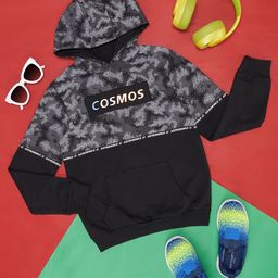 Pantaloons Junior Boys Colourblocked Hooded Cotton Pullover-image-45