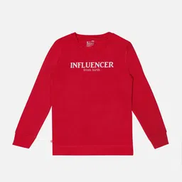 Bodycare Kids Girls Typography Round Neck Printed Pullover-image-66