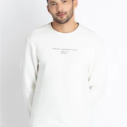 Status Quo Typography Printed Cotton Pullover Sweatshirt-picture-23