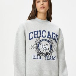 Koton Typography Printed Long Sleeves Pullover-48