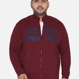 John Pride  Plus Size Printed Front Open Sweatshirt-11
