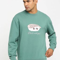 Basics Graphic Printed Round Neck Cotton Comfort Fit Sweatshirt-picture-14
