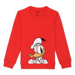 Disney by Wear Your Mind Unisex Kids Red Printed Sweatshirt-image-97