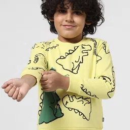 Jack & Jones Junior Boys Graphic Printed Round Neck Pullover-14