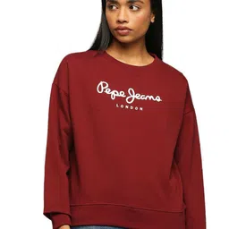 Pepe Jeans Typography Printed Pure Cotton Sweatshirt-picture-45