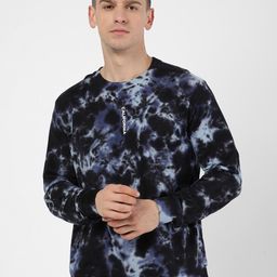 R&B Men Blue Printed Sweatshirt-image-120