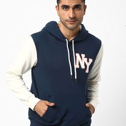 R&B Typography Printed Hooded Cotton Pullover Sweatshirt-picture-20