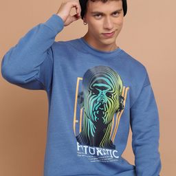 HIGHLANDER Graphic Printed Relaxed Round Neck Pullover Sweatshirt-image-11