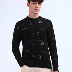 Flying Machine Men Printed Pure Cotton Sweatshirt-picture-23