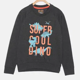 DIXCY SCOTT Boys Typography Printed Pullover Sweatshirt-image-81