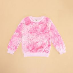 Pantaloons Junior Girls Self Design Pullover Sweatshirt-picture-1