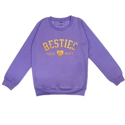 TINY HUG Boys Typography Printed Round Neck Long Sleeves Pullover Sweatshirt-image-74