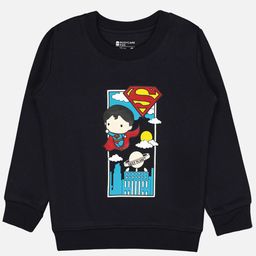 Bodycare Kids Boys Superman Printed Fleece Sweatshirt-image-49