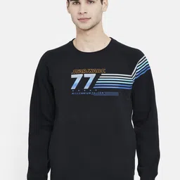 Octave Men Navy Blue Star Wars Printed Sweatshirt-picture-32