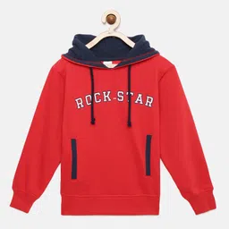 mackly Boys Printed Hooded Pullover-image-27