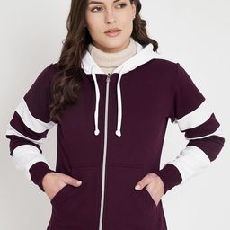 BRINNS Hooded Fleece Front-Open Sweatshirt-37