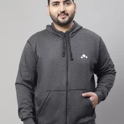 Rute Plus Size Hooded Cotton Sweatshirt-picture-46
