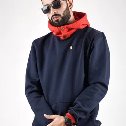COMICSENSE Hooded Cotton Pullover Sweatshirt-picture-25