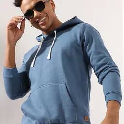 Campus Sutra Hooded Cotton Sweatshirt-image-35