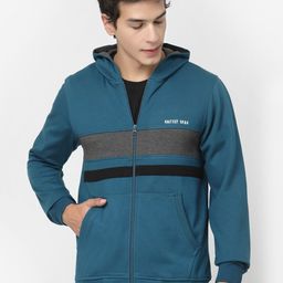Kalt Striped Hooded Sweatshirt-image-9