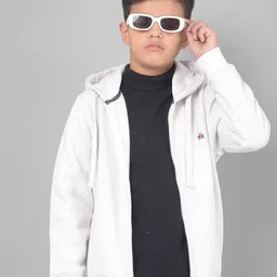 Crimsoune Club Boys Hooded Front Open Sweatshirt-image-52