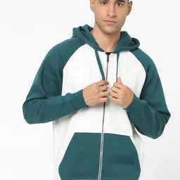 Celio Colourblocked Hooded Sweatshirt-picture-46